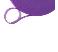 Grippa Purple 25mm Adjustable Hook & Loop Fastening Strap - Reusable Cable Management Tape for Electrical, Data, AV, HVAC, Security & DIY - Cut-to-Length Organiser (1 Metre)