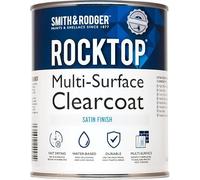 Gripper Cloth Smith & Rodger Rocktop Multi-Surface Clearcoat, Satin Finish, Water-Based, Fast-Drying, 1 Litre