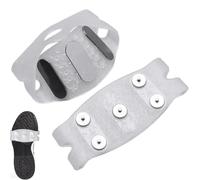 Gripper Spikes for Shoes - Fabric Steps for Boots | Treeresea Ice Grips St Cleat Silicone Crampon Shoes Covers Outdoor Snow Climbing Universal Non-Slip Gripper Spikes Anti-slip Practice