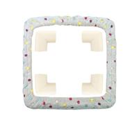Gripper Strip Frames - 15.7 x 15.7 Inch Tufting Frame | Rug Hooking Embroidery Hoop, Embroidery Hoop Cover, Strip Frame With 4 Foam Anti Collision Corners Frames Square Round Cover