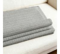 Gripper Underlay 230 x 230 cm Waterproof, with Reusable & Odor-Free, Cut-To-Size, Washable, Customisable Size, Non Slip Area Rugs Pad Gripper, PVC Antislip Rug Pad for The Kitchen, Home, Grey