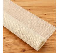 Gripper Underlay 75 x 95 cm Waterproof, with Reusable & Odor-Free, Cut-To-Size, Washable, Customisable Size, PVC Non Slip Rugs Underlay Mat Rug Gripper Matting for The Kitchen, Home, White