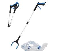 Gripping aid, foldable gripper with magnet, extra long lifting aid, 83 cm, lightweight rubbish gripper with non-slip claw for household, garden, seniors, everyday life