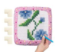 Gripping Band Frame Cover, Tufting Frame Cover | Flannel Cover for Tufted | Craft Hoop Cover with 4 Anti-Collision Foam, Circle Cover