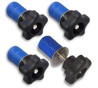 GripPRO ATV Anchors to Fit Polaris Lock and Ride Knob Tie Down Anchor Kit - Set of 4 KNOB Anchors Accessories Fits RZR, Sportsman, Ace ATVs to Secure Tools, Cooler, Gun Rack & More