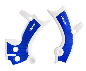 Grippy Frame Guard Yamaha/ Fantic, White/blue, R-tech R-PRTYZFBNBL1