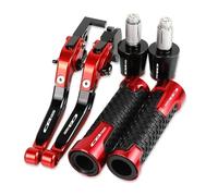 Grips For H&ONDA CB1300 CB 1300 ABS Motorcycle Brake Clutch Levers Handlebar Handle Bar Ends Grips Caps(Red)