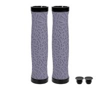 Grips for Riding TPE Pair with Web Texture | Secure Hold Design, End Plugs, Casual Commute Comfort