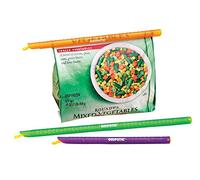 GRIPSTIC Bag Sealer - The Word's Best Reusable Chip Clips, Bag Clips. Patented. Airtight & Waterproof Seal on Food Storage Bags, Kids Snacks & More. Near Zero Waste. 3ct Variety Pack