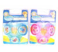 Griptight 3 Decorated Orthodontic Soothers (Silicone) (6 Months+, Pink)