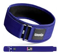 GripUp Weight lifting Belt AUTO LOCK 4” Premium Gym Belt Adjustable Buckle Olympic Cross Training Back Support Men & Women Fitness Powerlifting Bodybuilding Weightlifting Deadlift (Purple, L)
