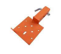 GRIPWAY 2" Receiver Hitch Winch Mount Plate, Universal Fit for Trailer ATV UTV SUV Truck Pickup, Orange, Steel Frame, Alloy Steel Material, Powder Coated Finish, Trailer Hitch Mount