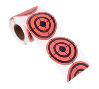 GRIRIW 1 Roll Glow the Dark Target Stickers Shooting Practice Targets for Indoor Outdoor Training Adhesive Stickers for Shooting Clubs