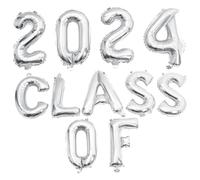 GRIRIW 1 Set Graduation Themed Balloon Set Aluminum Foil Balloons for Party Decorations for Indoor Outdoor Use for Celebrating Graduation Season and Easy to Use