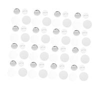 GRIRIW 1 Set Round Blank Badge Making Kit Enamel Pin Blanks Plastic Backing and Inserts for DIY Events Parties Team Activities and Creative Projects