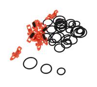 GRIRIW 10 Sets Fishing Rod Hook Keepers with Sponge Pads Bait Hook Holders for Sea and Freshwater Fishing Accessories for Scratch Protection and Easy Use