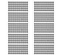 GRIRIW 10 Sheets Reflective Marker for Scanning Tracking High-reflective Motion Capture Markers Reference for Alignment Systems