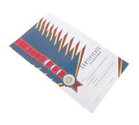 GRIRIW 10 Sheets Student Award Certificates on Copperplate Paper, Colorful English Prize Certificates for School Recognition and Competition Honors