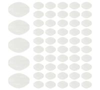 GRIRIW 1000pcs Glow Bead Fishing Oval Plastic Fishing Lure Glow Beads 3x4mm White for Bass and Carp Deep Murky Water Bottom Accessories