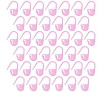 GRIRIW 1000pcs Knitting Stitch Marker Crochet Clips Plastic Safety Pins Purple, Easy-Locking Lightweight Markers for Knitting and DIY Craft
