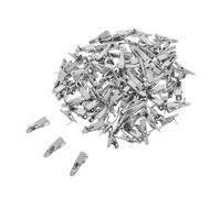 GRIRIW 100pcs Alligator Clips Christmas Flower Decoration Clips for Wreath Tree Decorations for Crafts