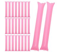 GRIRIW 100PCS Inflatable Team Spirit Sticks Soft Plastic Cheerleading Thunder Clappers for Sports Events Loud Noise Makers for Football Soccer School Parties and Festival Celebrations