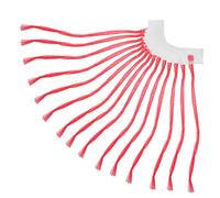 GRIRIW 100Pcs Reusable Mesh Net Bags for Vegetables and Fruits Vegetable Packaging Bags with Breathable Design Red Thickened Mesh for Onion Potato Garlic Storage Multi-use Produce Storage