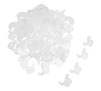 GRIRIW 100pcs Supermarket Channel Card Grip Clips Shelf Advertising Clips Channel Card Holder for Retail Price Tag Display Accessories