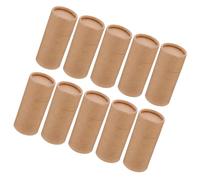 GRIRIW 10pcs 20ml Kraft Paper Tubes with Lid, round Cardboard Cylinder Containers for Essential Oil Bottles, Candle Holders, and Craft Storage, Eco-friendly Packaging for Aromatherapy