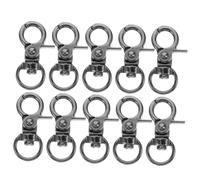 GRIRIW 10pcs Anti-escape Bird Buckles Secure Parrot Cage Snap Hooks for Birdcage Safety Easy to Install Versatile Use for Various Bird Species