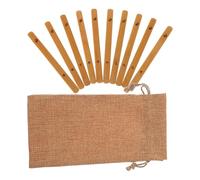 GRIRIW 10PCS Bamboo Divination Sticks Chinese I Ching Three-Line Eight Trigrams for Buddhist and Versatile Uses