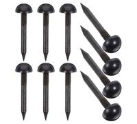 GRIRIW 10pcs Brass Upholstery Nails Decorative Furniture Tacks Round Head Thumb Tacks Classic Color Unique Shape Design Lightweight Easy to Handle for DIY Projects on Sofas and Benches