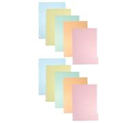 GRIRIW 10pcs Colourful Paper Binder Dividers with Smooth Surfaces, Easy to Use Index Page Tabs for Office During The Holiday, Suitable for Teachers and Colleagues