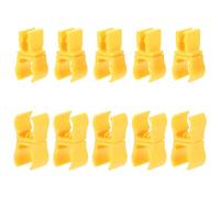 GRIRIW 10pcs Football Goal Connection Clips with Sports Sign Rod Fixers, Dog Training Ring Fixing Clips for Outdoor Soccer Use and Agility Training Equipment
