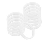 GRIRIW 10pcs Hamster Cage Hamster Tube Circle Plastic Hamster Tube Ring Tunnel Circles for Hamster Guinea Pig Tube Ring Rat Cage Outer Circles Hamster Toy Ring Hamster Tunnel Tube Ring