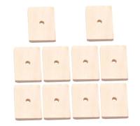 GRIRIW 10Pcs Natural Wood Parrot Chewing Bite Blocks for Medium Birds Pet Wooden Bite Plaything Suitable for Parrot Cages and Foraging Enrichment