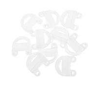 GRIRIW 10pcs Pet Cage Connector Clips DIY Wire Crate Door Buckles for Secure Pet Enclosure Easy Installation and Elegant Design for Cat and Dog Cages