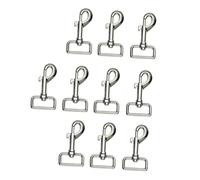 GRIRIW 10pcs Pet Swivel Eye Bolt Snap Hook Clips for Leashes Zinc Alloy for Projects Camera Straps Flag Poles and More