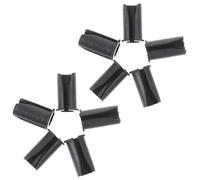 GRIRIW 10pcs Plastic U-Shaped Bike Cable Clamp Set, Bicycle Brake and Derailleur Hose Guide Clips for Mountain Bike Cable Housing, Compatible with Brake and Gear Shift Lines