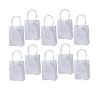 GRIRIW 10pcs PVC Handheld Wine Bottle Bags 15x7x16cm Vertical Multi-Function Portable Wine Supply Packaging for Outdoor and Household Use