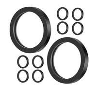 GRIRIW 10pcs Rubber O Shape Tank Gasket Replacement Sealing Rings Leak Proof Fuel Tank Sealer for Car and Truck Spare Containers Universal Black Rubber Rings