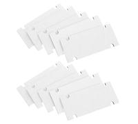 GRIRIW 10pcs Self-Adhesive Doorbell Bracket Adhesive Doorbell Wall Mount Adhesive Holder Video Mount Mounting Bracket Punch Free Rack White