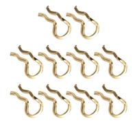 GRIRIW 10pcs Stainless Steel Caliper Spring Retaining Clips for Bicycle Brake Pads, Noise Reduction and Quick Heat Dissipation, for Mountain Bike Repair on Steep Terrain
