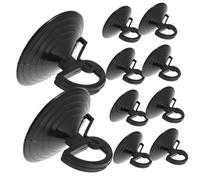 GRIRIW 10pcs Suction Cup Light Bulb Remover Tool High Transparency Silicone Sucker for Easy Light Bulb Removal Portable and Reliable Suction Power for High Ceilings and More