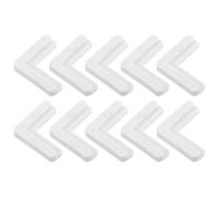 GRIRIW 10Pcs White 90 Degree Window Screen Corner Braces Internal Angle Brackets for Window Frame Screen Repair and Replacement
