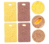 GRIRIW 12pcs Eco Biodegradable Sponges Kitchen Multi-Function Cleaning Sponge Wok Household Scrub for Damp Clean Duster