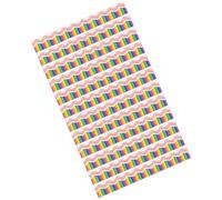 GRIRIW 12pcs Magnetic Decorative Bulletin Board Borders for Blackboard and Whiteboard, Assorted Colour Pvc Removable Border Trim for Classroom and Craft Projects Stylish Effects