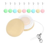GRIRIW 12pcs Portable Macaron Mobile Phone Screen Cleaner Wipes with Multifunctional Design for Camera Lenses and Phone Screen, on The Go Use, Made of Sturdy Pp and Silicone Materials