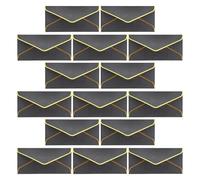 GRIRIW 15pcs Envelope for Invitation Elegant Edge V Flap Paper Envelope for Wedding Invitation Party Thank You Notes Cardstock for Greeting Cards