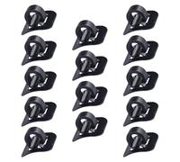 GRIRIW 16pcs Bicycle Cable Clips Aluminum Alloy C-Clips Housing Hose Guide for Mountain Road Bikes Quick Install Sturdy Cable Management Enhances Riding Efficiency